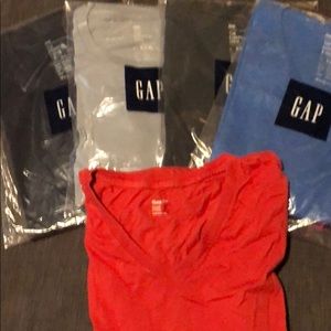 FIVE (5 total)GAP T-SHIRTS + FREE T SZ XXXL TALL